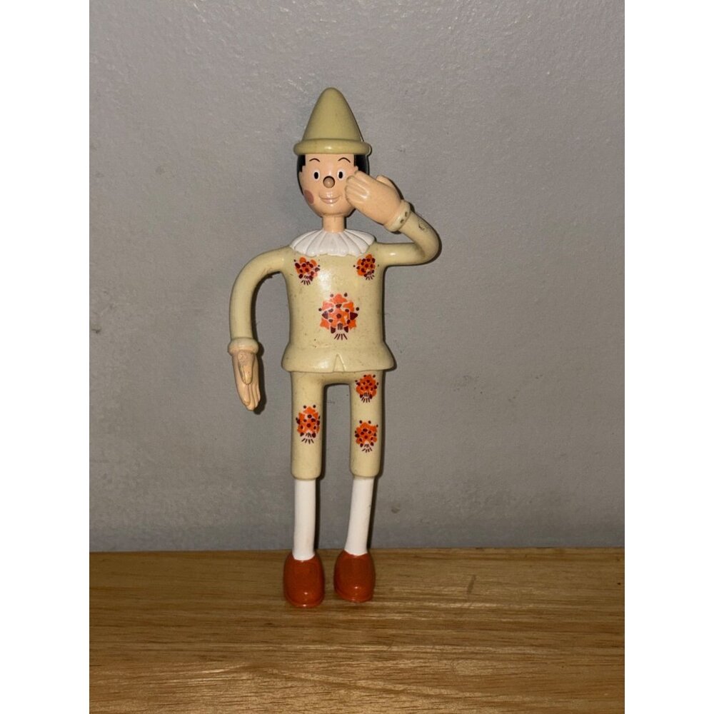 Vintage 2002 Mc Donald's Happy Meal Pinocchio Toy Action Figure Bendable 5.5"